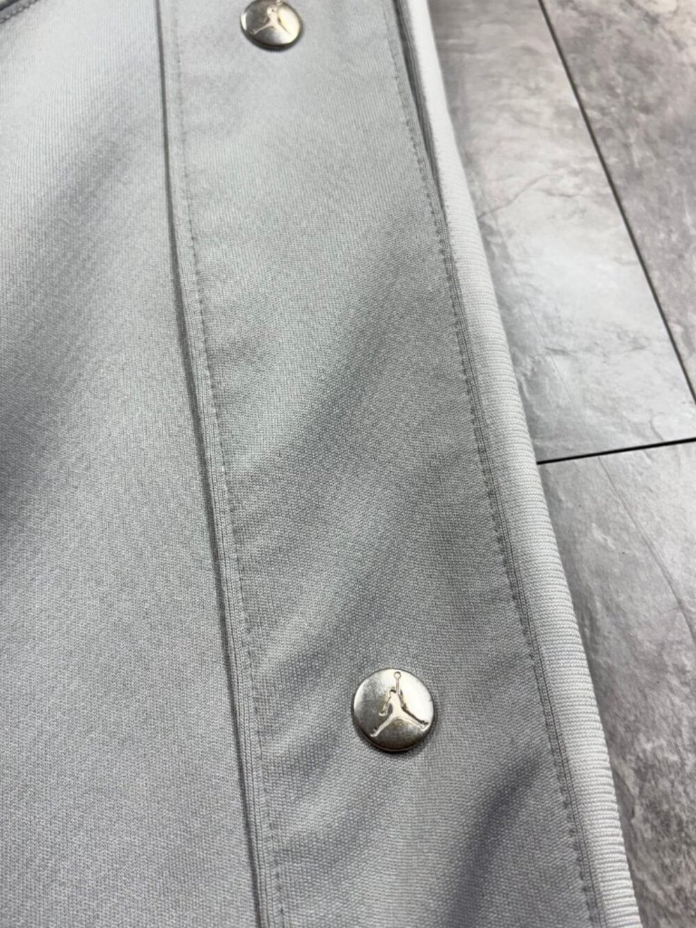 Jordan Jumpman Vintage Y2K Tearaway Pants Men's M Gray Black Baggy - Picture 2 of 7